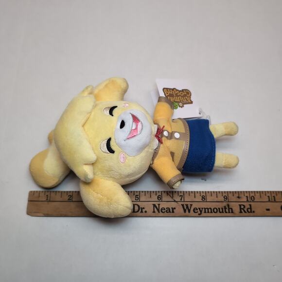 Animal Crossing Little Buddy Smiling Isabelle Plush w/ Tag Nintendo 2015 8" - Picture 10 of 10
